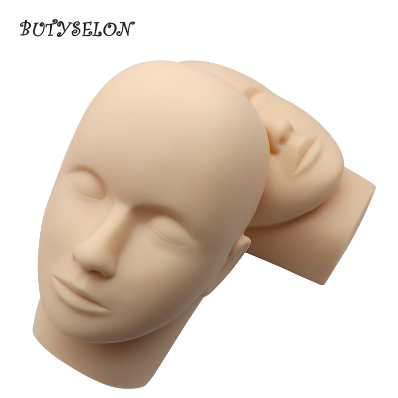 Best of Rubber Practice Training Head Eyelash Extension Cosmetology Mannequin Doll Face Head For Eyelashes Makeup Practice Model Reviews & Tips