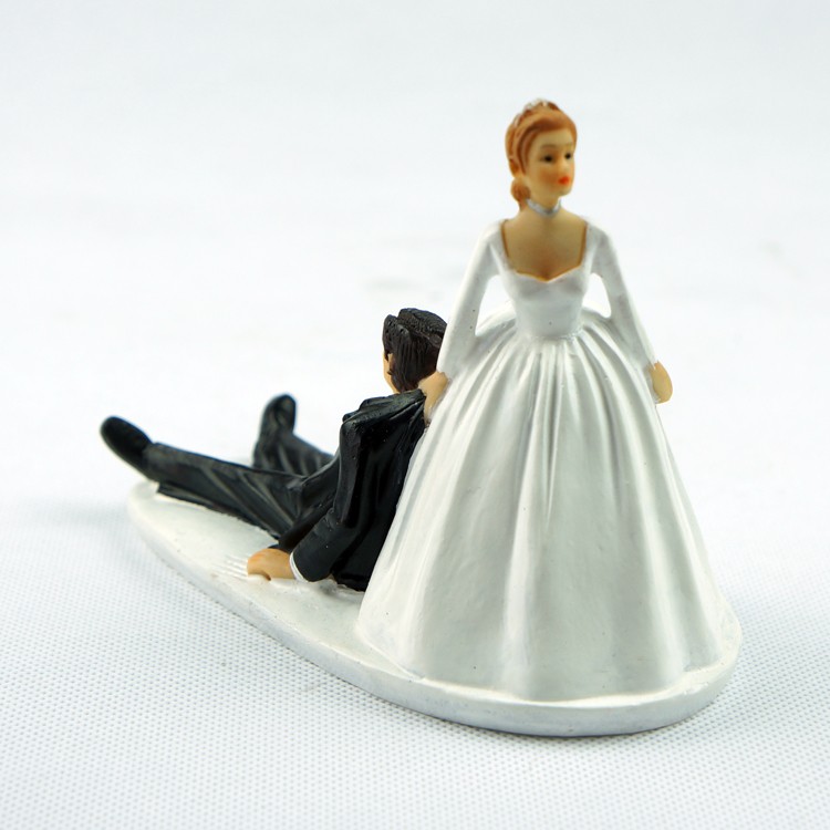 Groom Catching Bride Cake Topper Groom Catching Bride Cake Topper