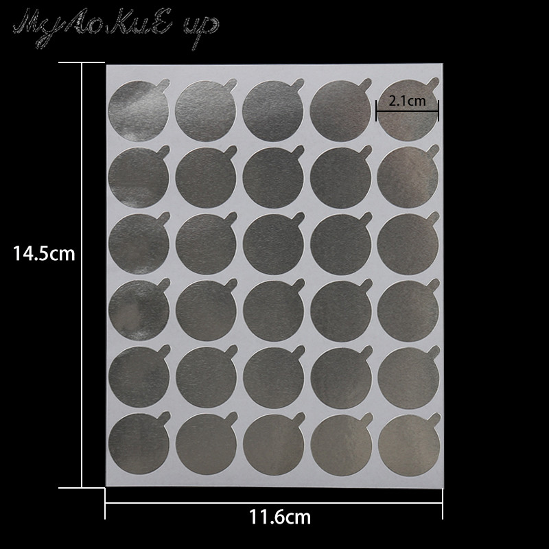 Best of 300pcs Eyelash Glue Holder Foil Pallet Glue Paper Patches Sticker For Eyelash Extension Disposable Glue Paper Pad Eye Sticker Reviews & Tips - Image 4