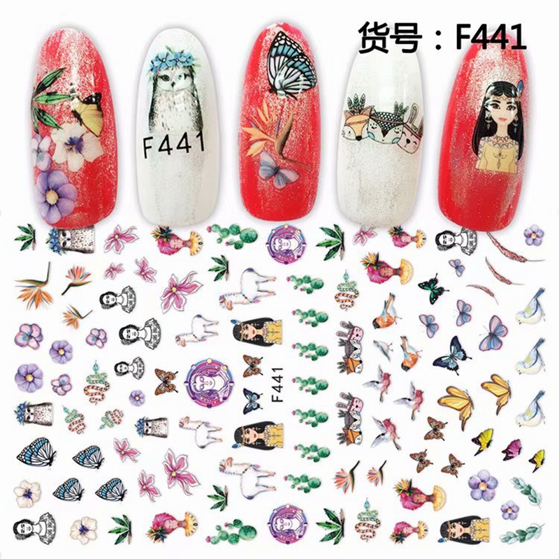 Best of Self-adhesive Insect Nail Sticker Decals For Nail Art Tips Decorations Manicure Fake Nails Supplies Butterfly Dragonfly Bee Reviews & Tips - Image 4