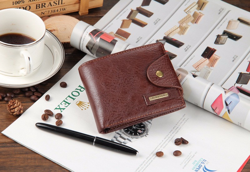 Lihtsad meeste rahakotid - must ja pruun | kujundav pilt e-kaubamaja pildikogust