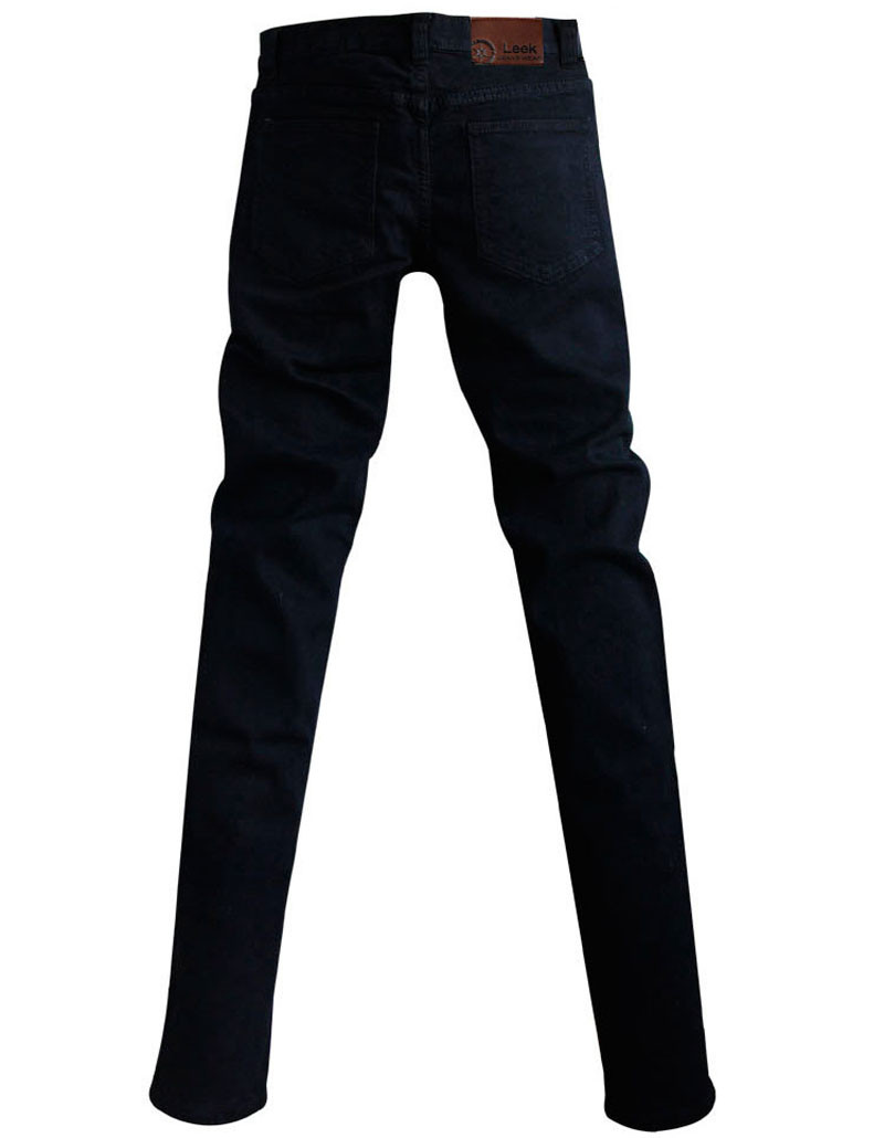 mustad meeste super skinny teksad tagantvaates
