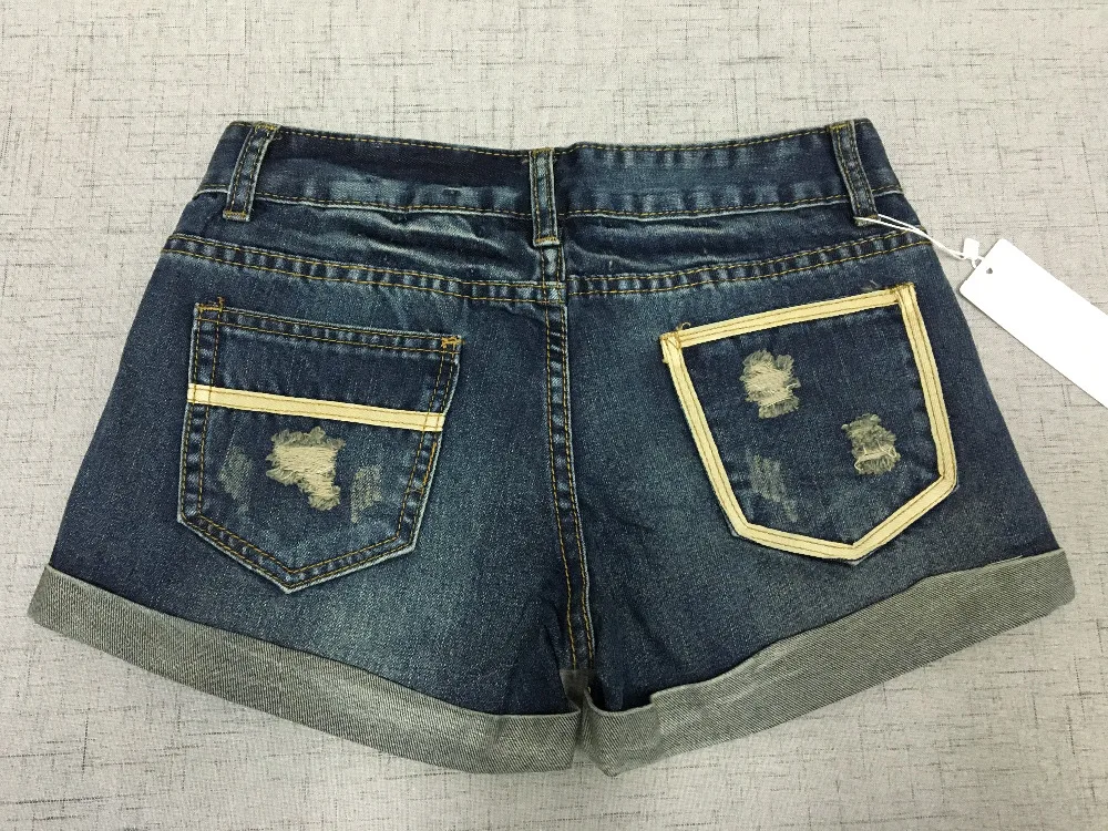 Vintage Club Denim Ripped Shorts | Uniqistic.com