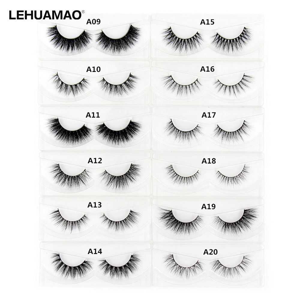 Best of LEHUAMAO 3D Mink Eyelash Fluffy Cross Thick Natural Fake Eyelashes Lashes Dramatic Makeup Eye Lashes Handmade False Eyelash Reviews & Tips