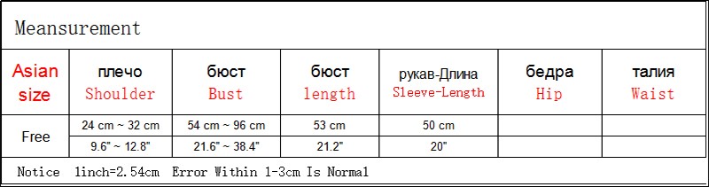 suurustabel naiste riietele, sisaldab mõõtmeid õlgadele, rinnale, pikkusele, varrukatele, puusadele ja taljele