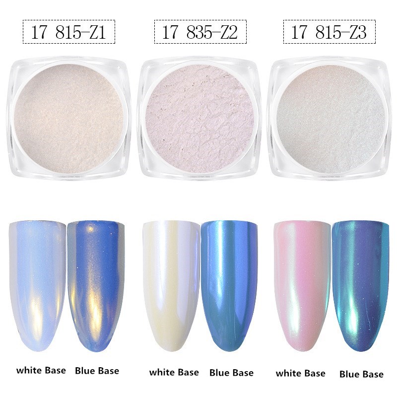 Best of 1 Box Magic Mirror White Shell Pearl Pigment Nail Art Glitter Chrome Powder Dust Polishing For Nails DIY Design Reviews & Tips