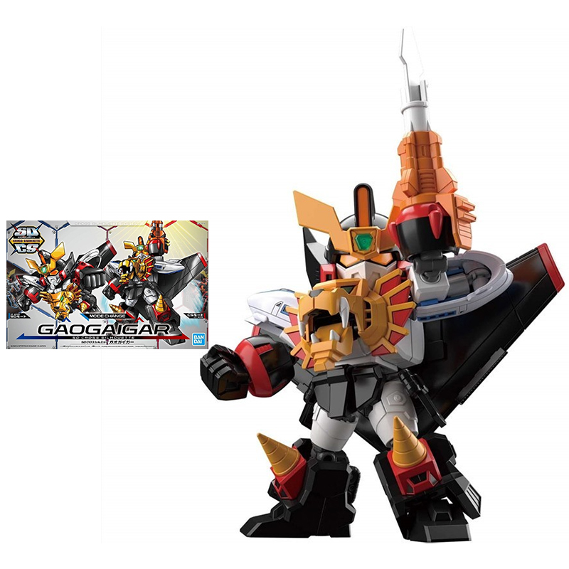 Figura de Animação Brinquedos para Crianças Bandai Gundam Modelo Sdcs 05 bb Lutador Gaogaigar Genuíno Gunpla Ação Brinquedo Figura Kit 1 Brinquedos e hobbies