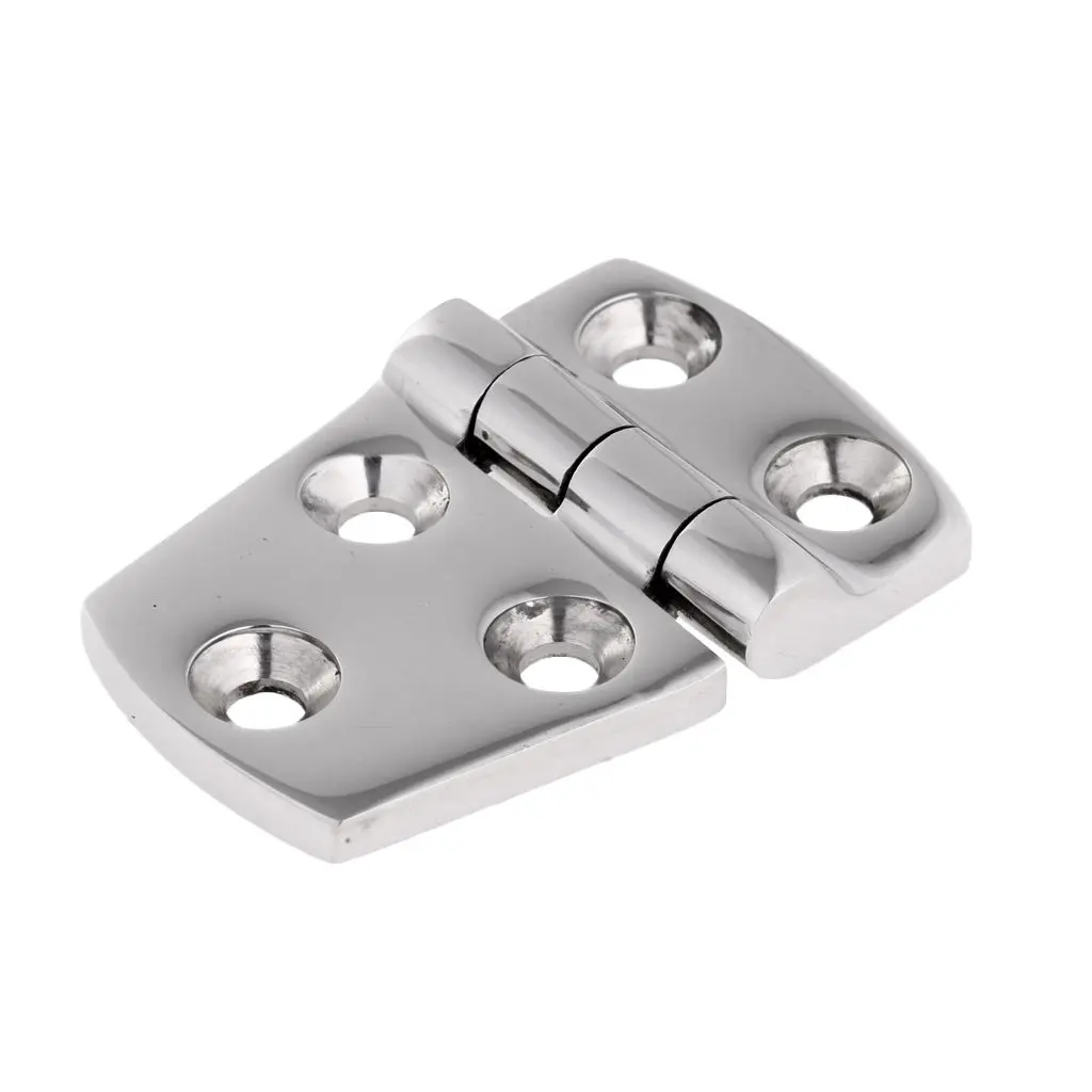 Heavy Duty Boat Door Hatch Locker Strap Hinge Short Side - Heavy Duty Marine Stainless Steel 2.24 x 1.5``