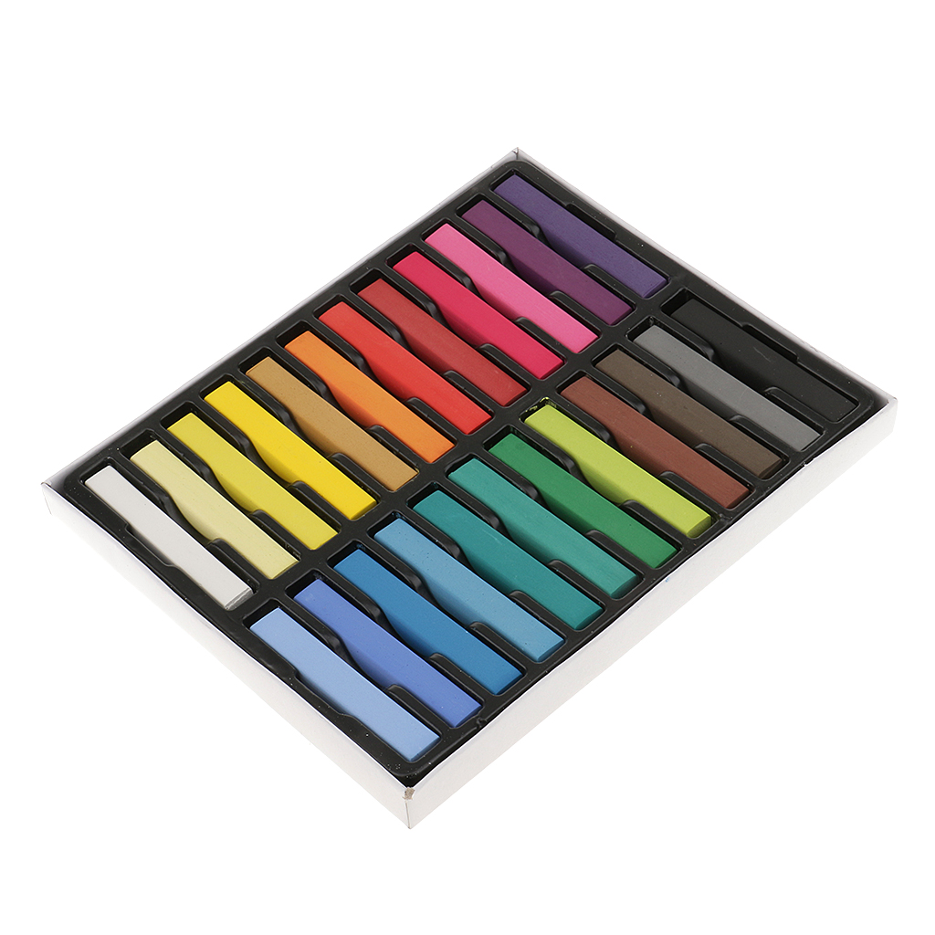 6/12/24 Colors Fast Temporary Hair Chalk Dye Pastel Salon Easy Washout DIY