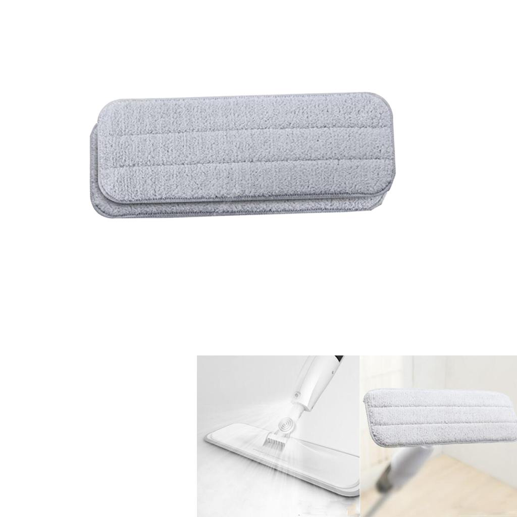 2xCleaning Pads Replacement For Deerma Mop For Dry/Wet Machine Washable