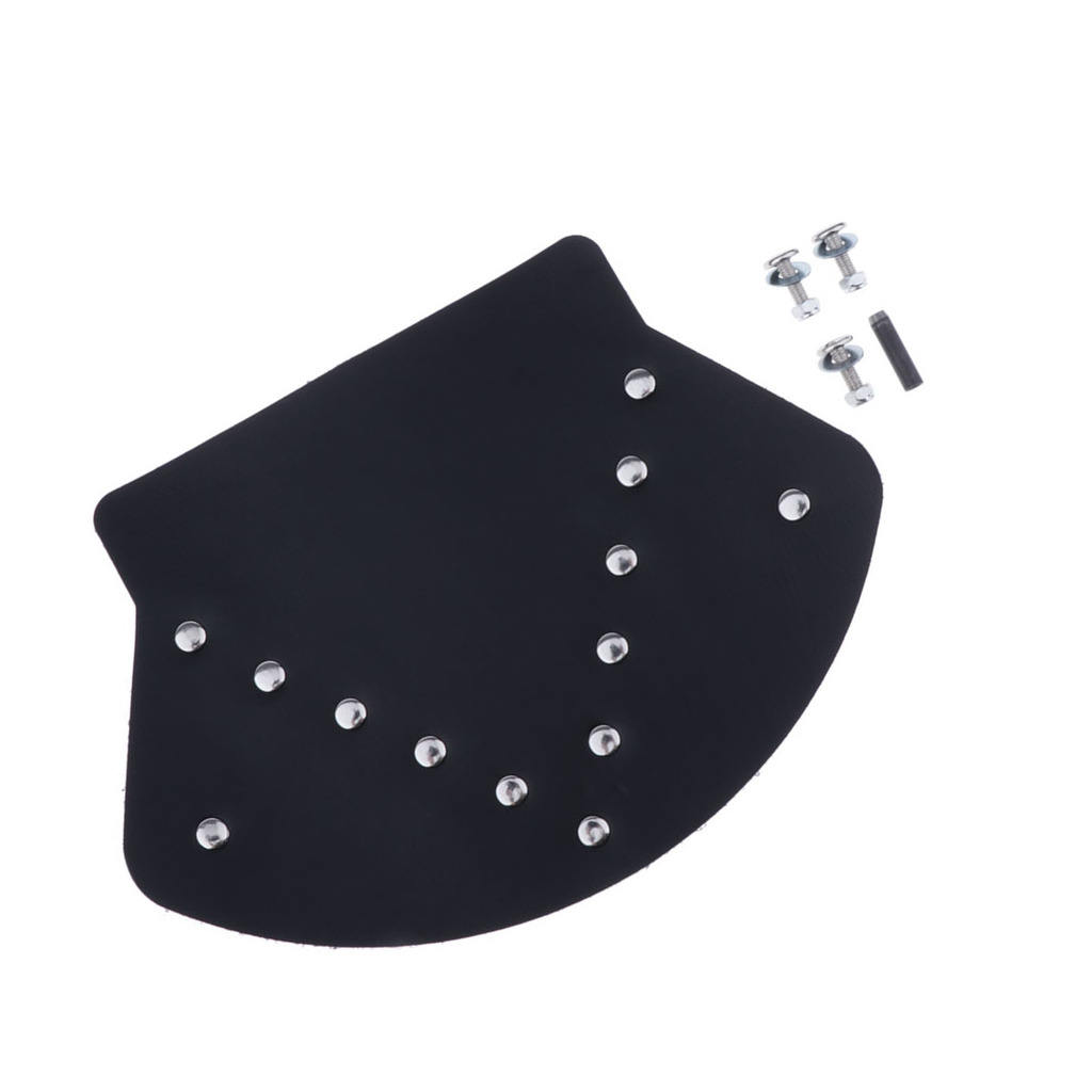 Motorcycle Rear Fender Mud Flap Mudguard Black Universal for Harley