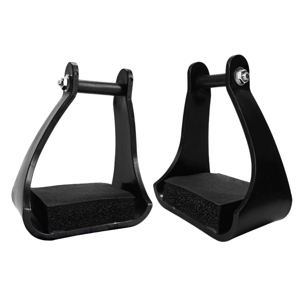 Western Saddle Stirrups Western Steel Riding Stirrups with Bands