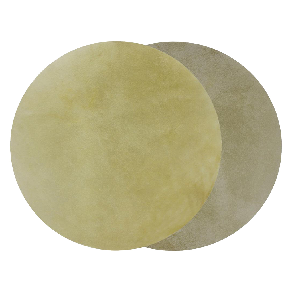 Set Of 2 PCS Drum Head Buffalo Skin 33cm Round African Drums Replacement Parts