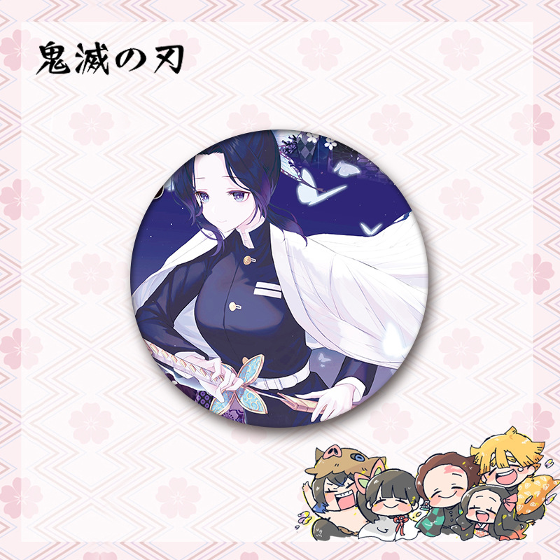 New Anime Demon Slayer 58mm Anime Tinplate Nezuko Tanjirou Butterfly Bear Badge Ornament Backpacks Bag Badges Button Brooch Pins New Anime Demon Slayer 58mm Anime Tinplate Nezuko Tanjirou Butterfly Bear Badge Ornament Backpacks Bag Badges Button Brooch Pins