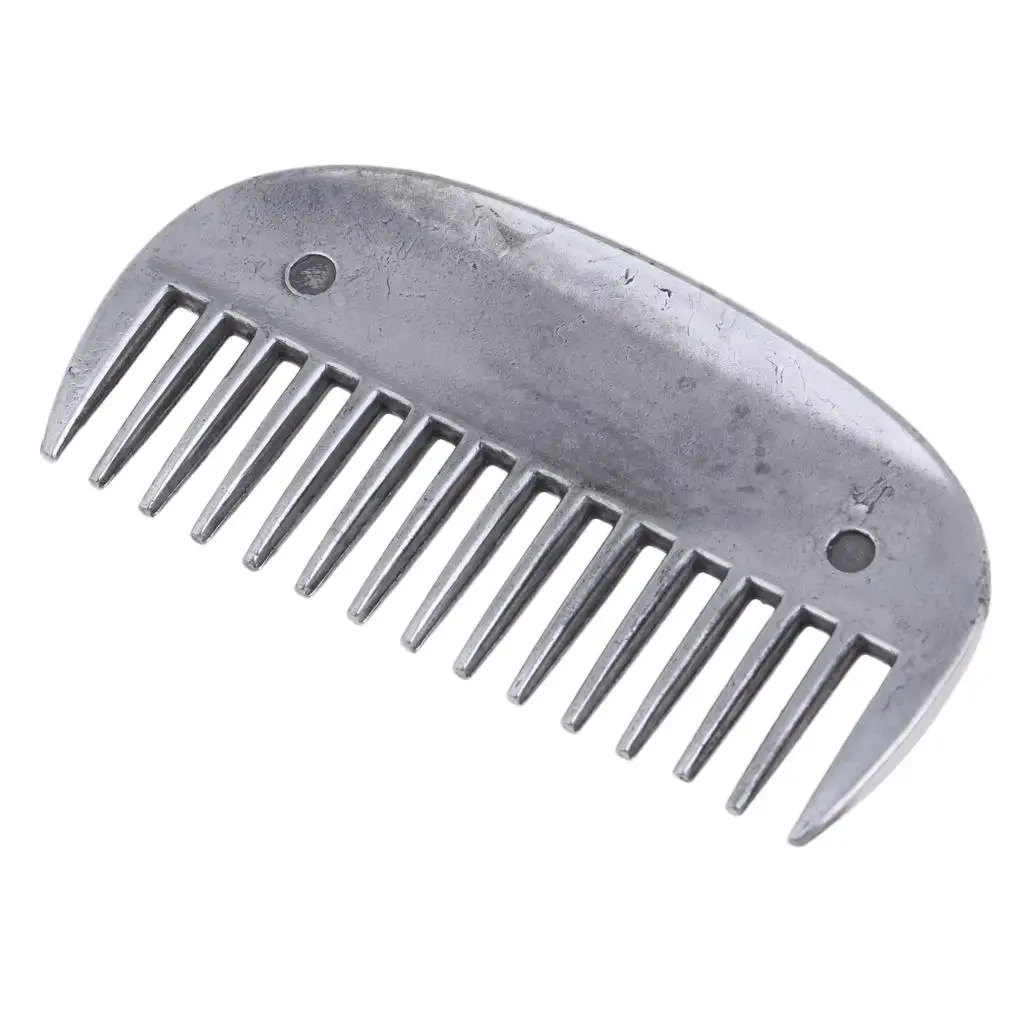 Stainless Steel Equestrian Curry Comb Horse Grooming Brush Equine Men Women Horse Riding Gear Outdoor Sports Tool