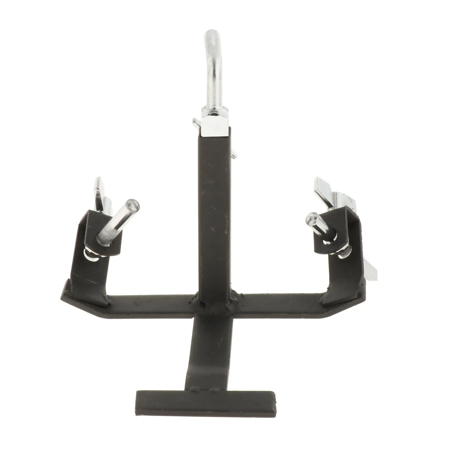 Mountable Percussion Cow Bell Accessories Drum Cymbal Stand Cowbell Pedal Foot Bracket for Drum Kit Practice Room