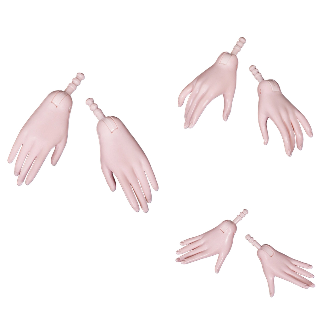 Plastic 1/3 Ball Jointed Doll Custom DIY - Movable Joints Dolls Hands for 60cm BJD Dolls DIY Making Body Parts - 3 Styles