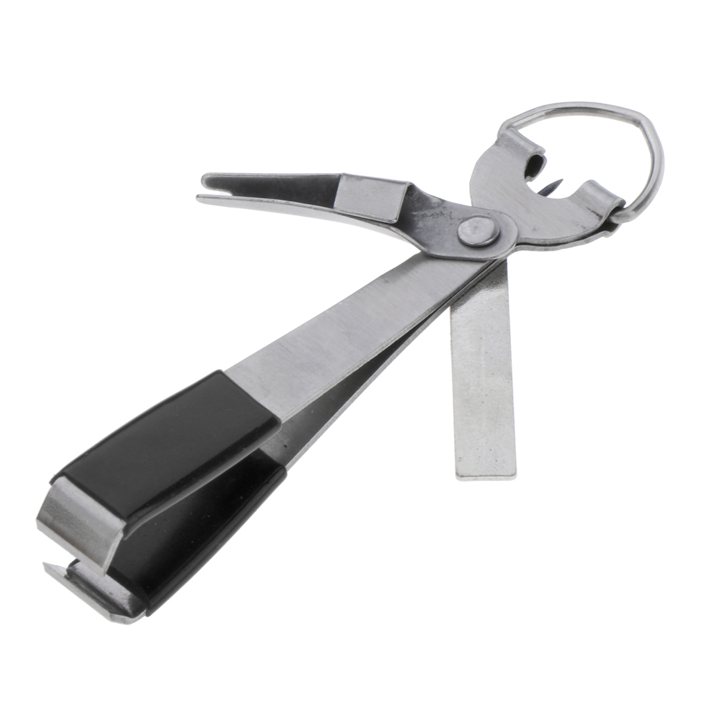 Portable 4 in 1 Fast Knot Cutter Pliers Durable Line Nail Clipper Cutting Tool