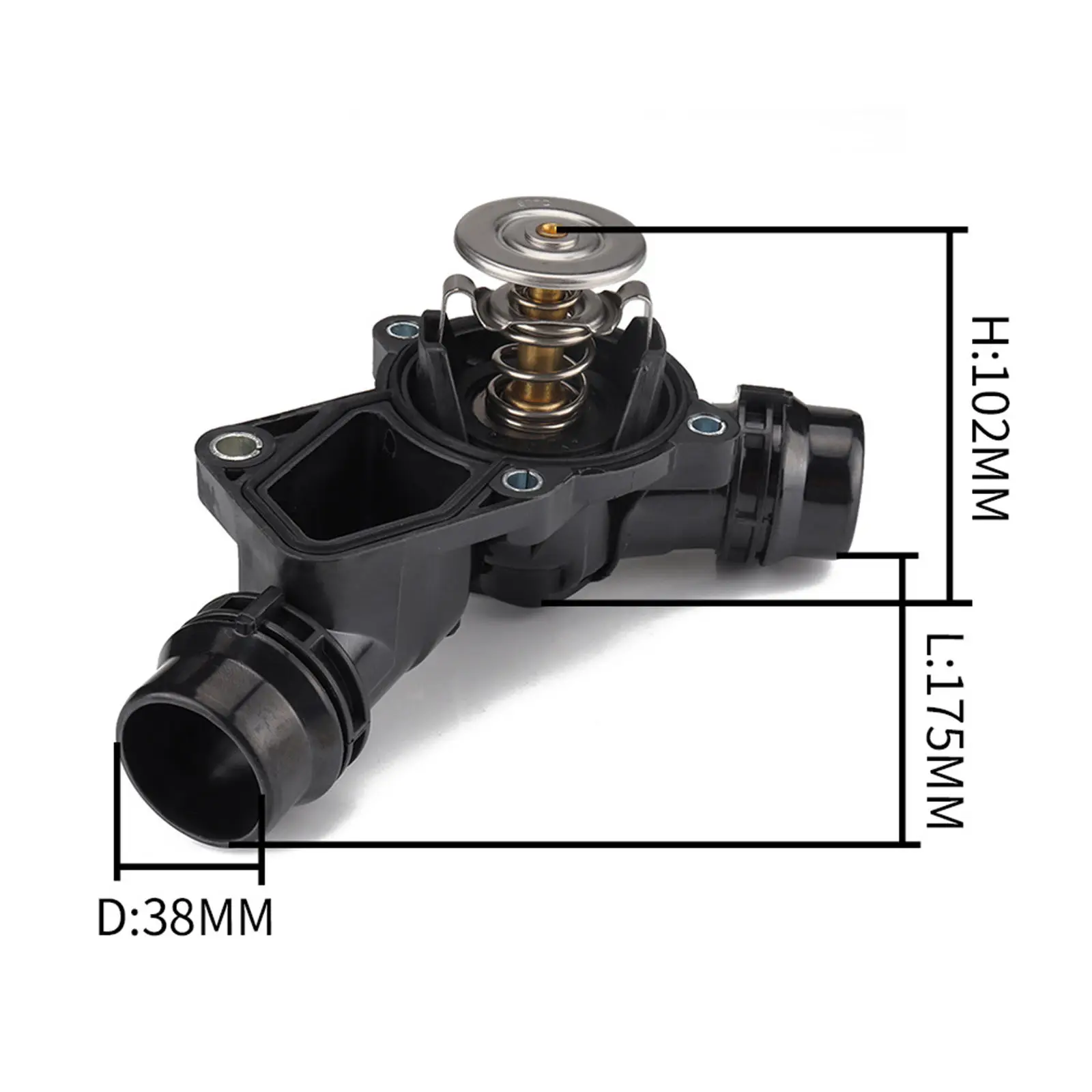 Car Thermostat Assembly with Housing For BMW E46 E39 Z3 Z4 11531437040 11531436823 11534509763 1430825 256101 432697D