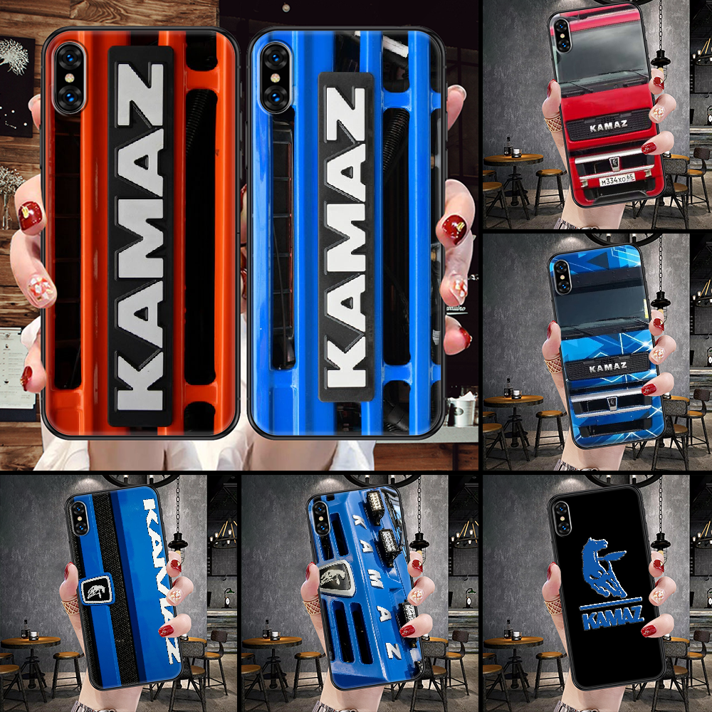 Чехол для телефона Kamaz Trucks с логотипом для iphone 5 5s se 2 6 6s 7 8  12 mini plus X XS XR 11 PRO MAX, черный мягкий силиконовый чехол |  AliExpress