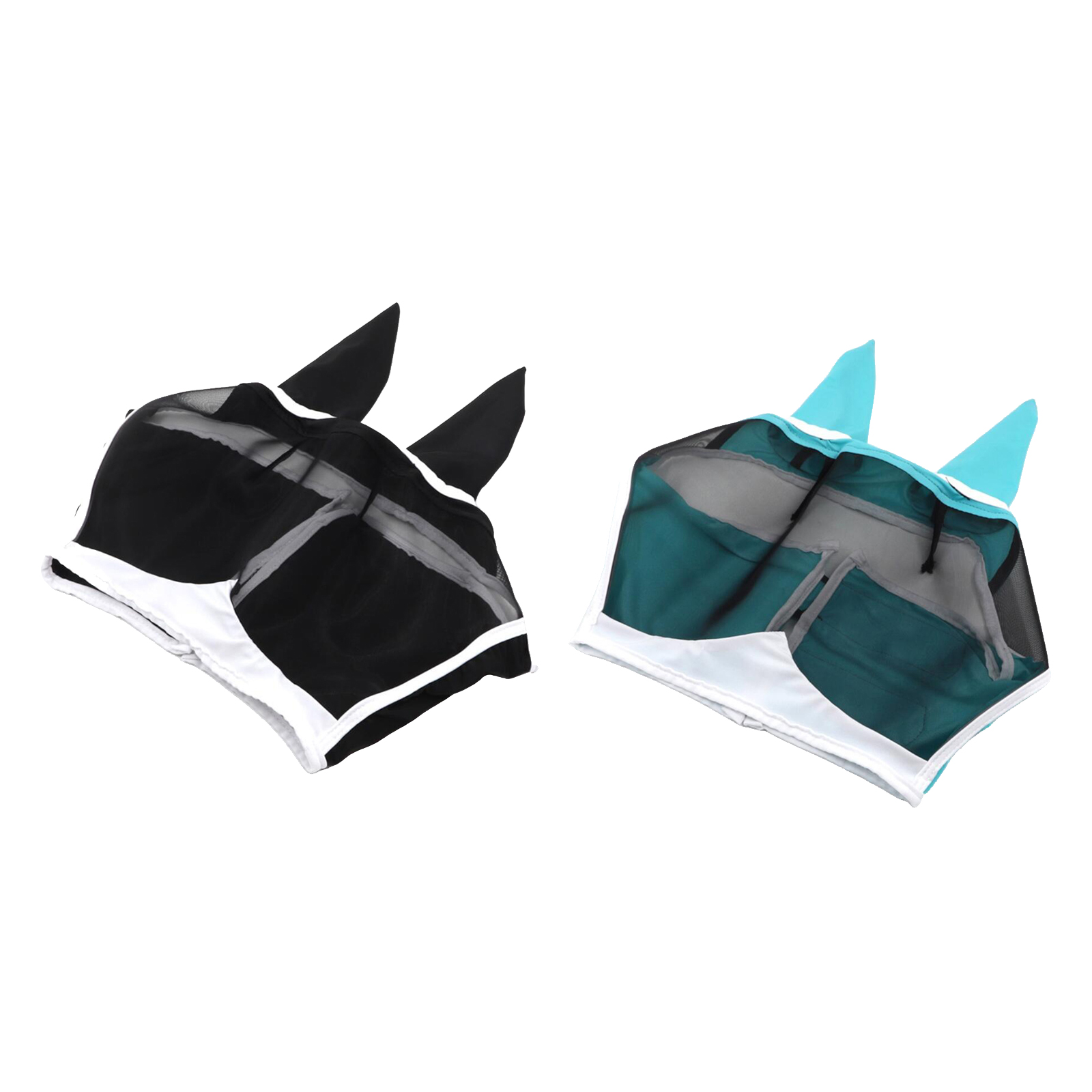 Pony Horse Fly Mask Stretchable with Ears Anti UV Air flow Prevents Bugs Insects Files Bites Mosquitoes Horse  Supplies