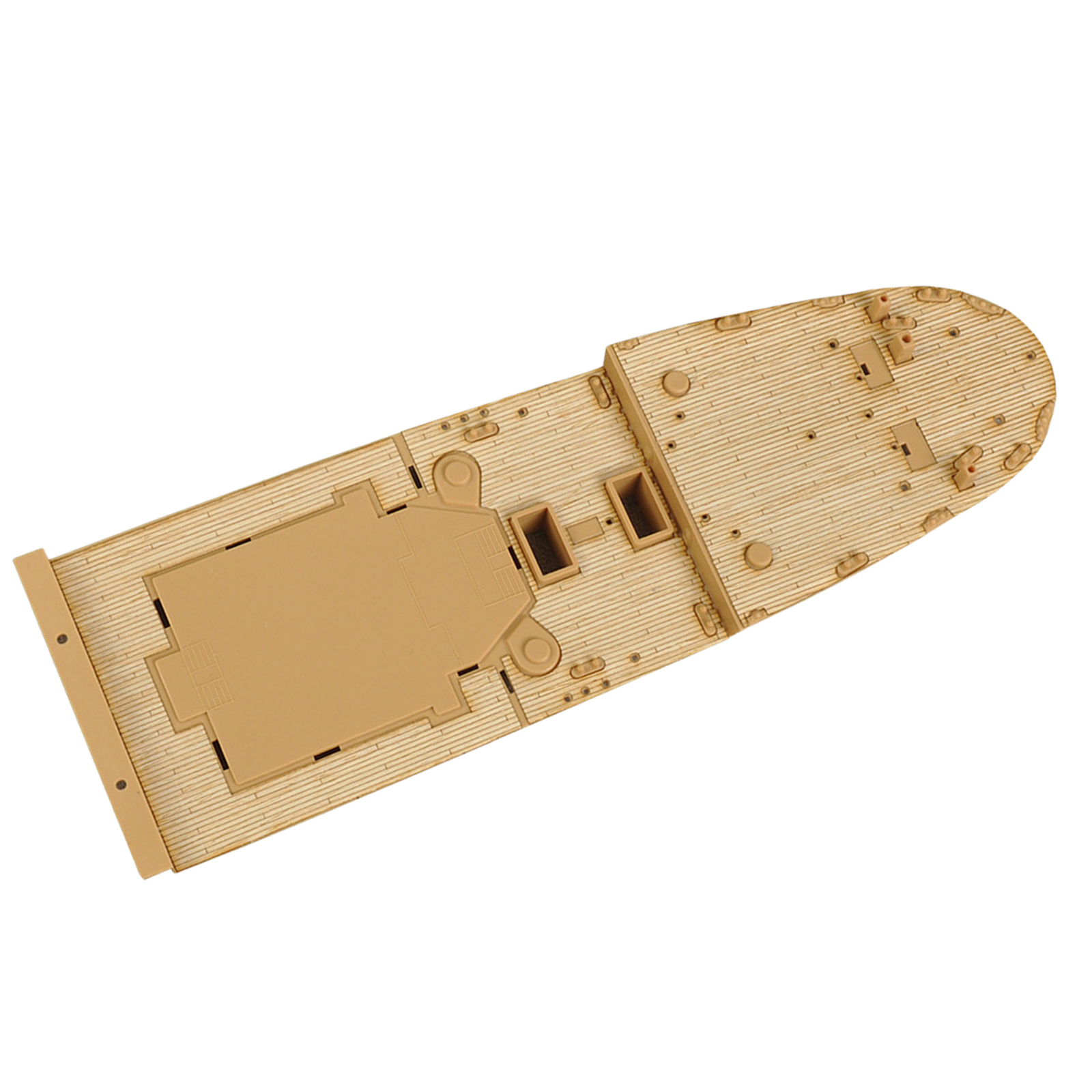 1/400 Ship Model Building Kit Wooden Deck for Academy 14215 Upgrade Part