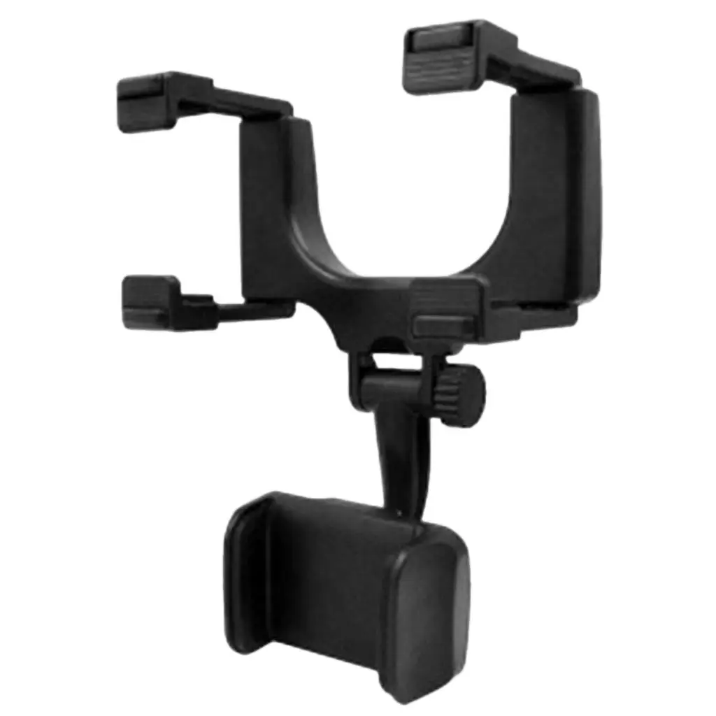 360 Mount Car Rearview Mirror Holder Clamp Stand For Mobile Cell Phone GPS
