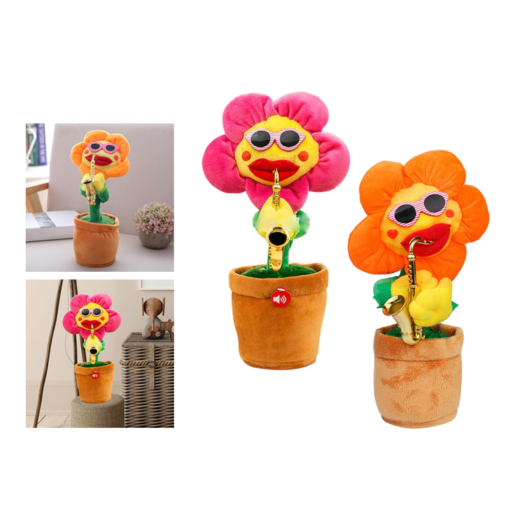 2x Lovely Green  Plush Twist Dancing Doll Toys Dashboard Home Decor