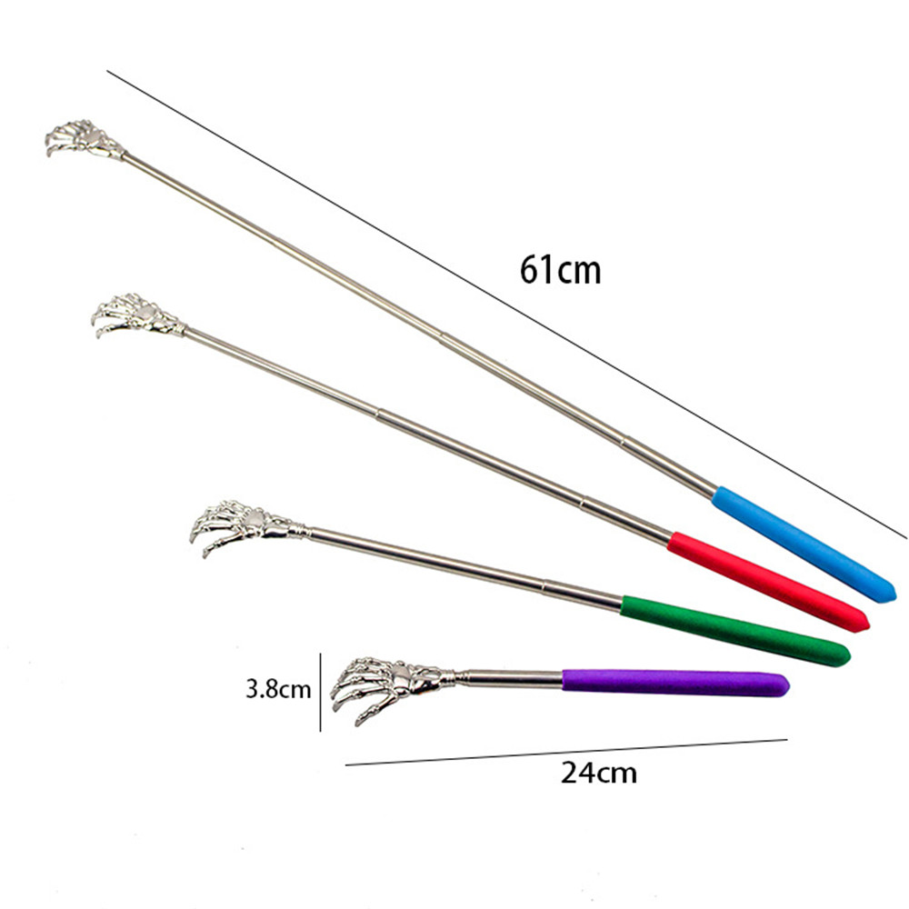 Best of Stainless Steel Back Scratcher Telescopic Scratching Massager Extendable Itch Old Man Happy Health Products Hackle Handicrafts Reviews & Tips - Image 3