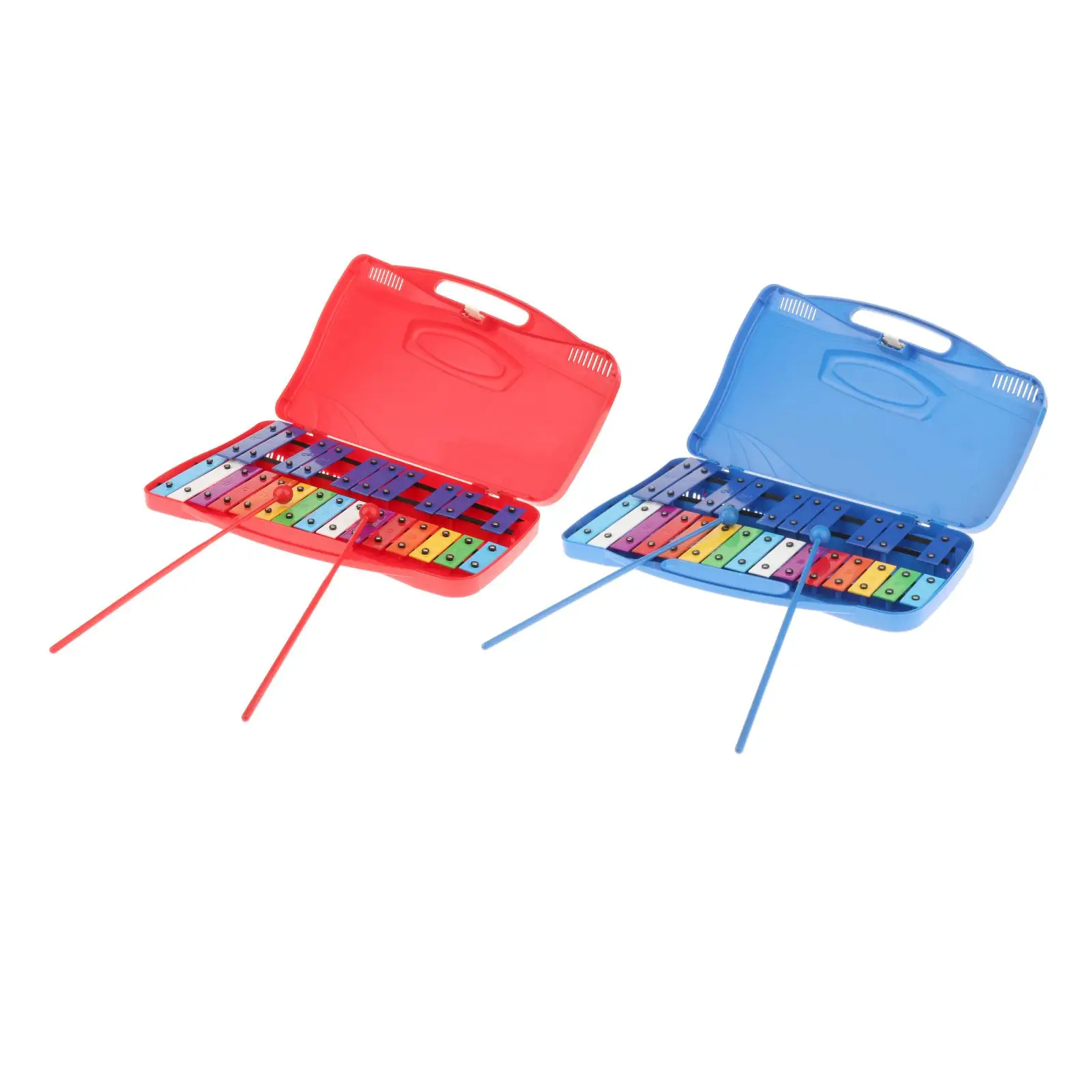 Colorful 25 Notes Glockenspiel Xylophone Percussion Rhythm Musical Educational Teaching Instrument Toy for Kids Training