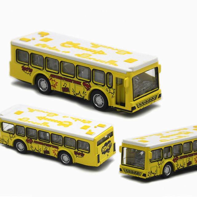 Totority 5 Unidades Puxar Para Trás Modelo De Ônibus Realista Modelo De  Ônibus Escolar Ônibus Simulado De Inércia Brinquedo De Carro Móvel Filho  Enchimento Liga Puxe o Carro Para Trás