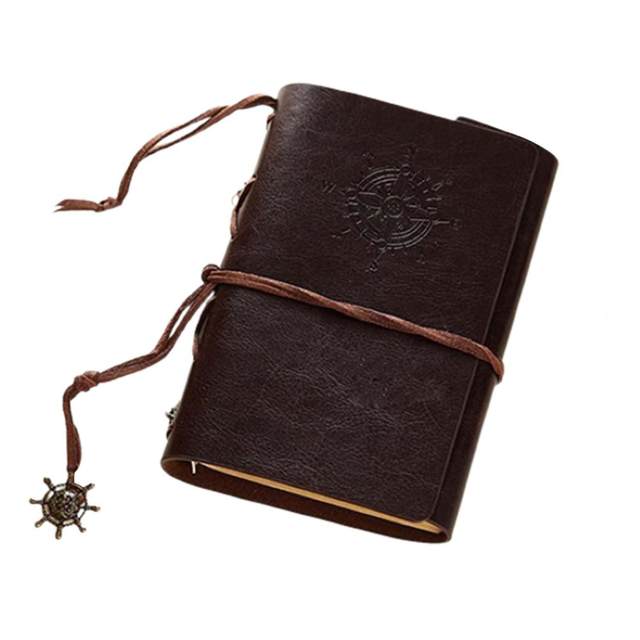 Pirates of the Caribbean Creative popular Notepad Men's Friends Gifts Leather Vintage Notebooks