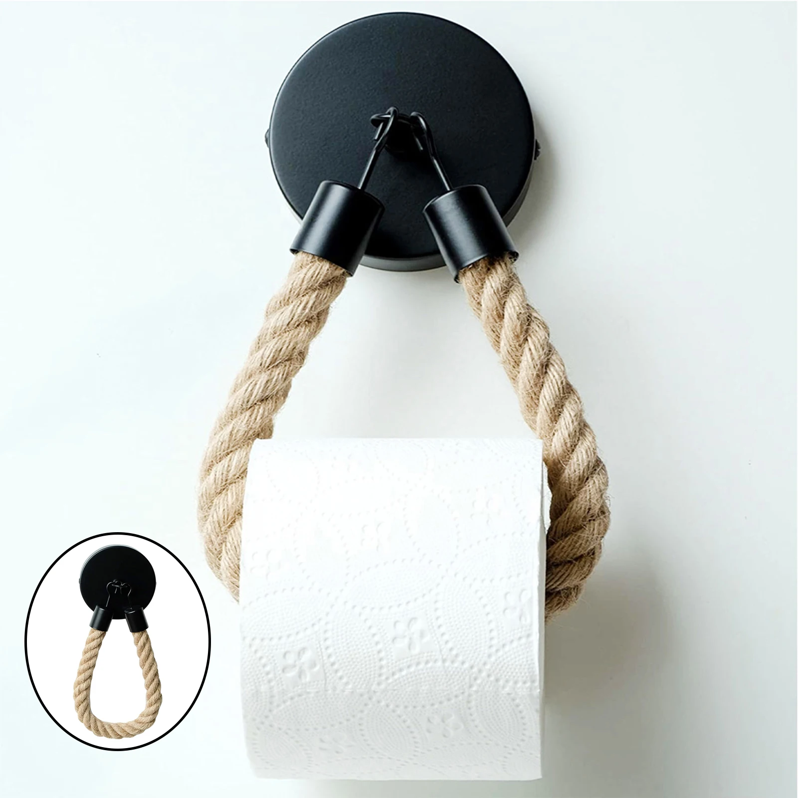 Wall Mounted Toilet Paper Roll Holder Bathroom Paper Roll Holder Wall Mount Hand Towel Holder Bathroom Toilet Paper Roll Holder