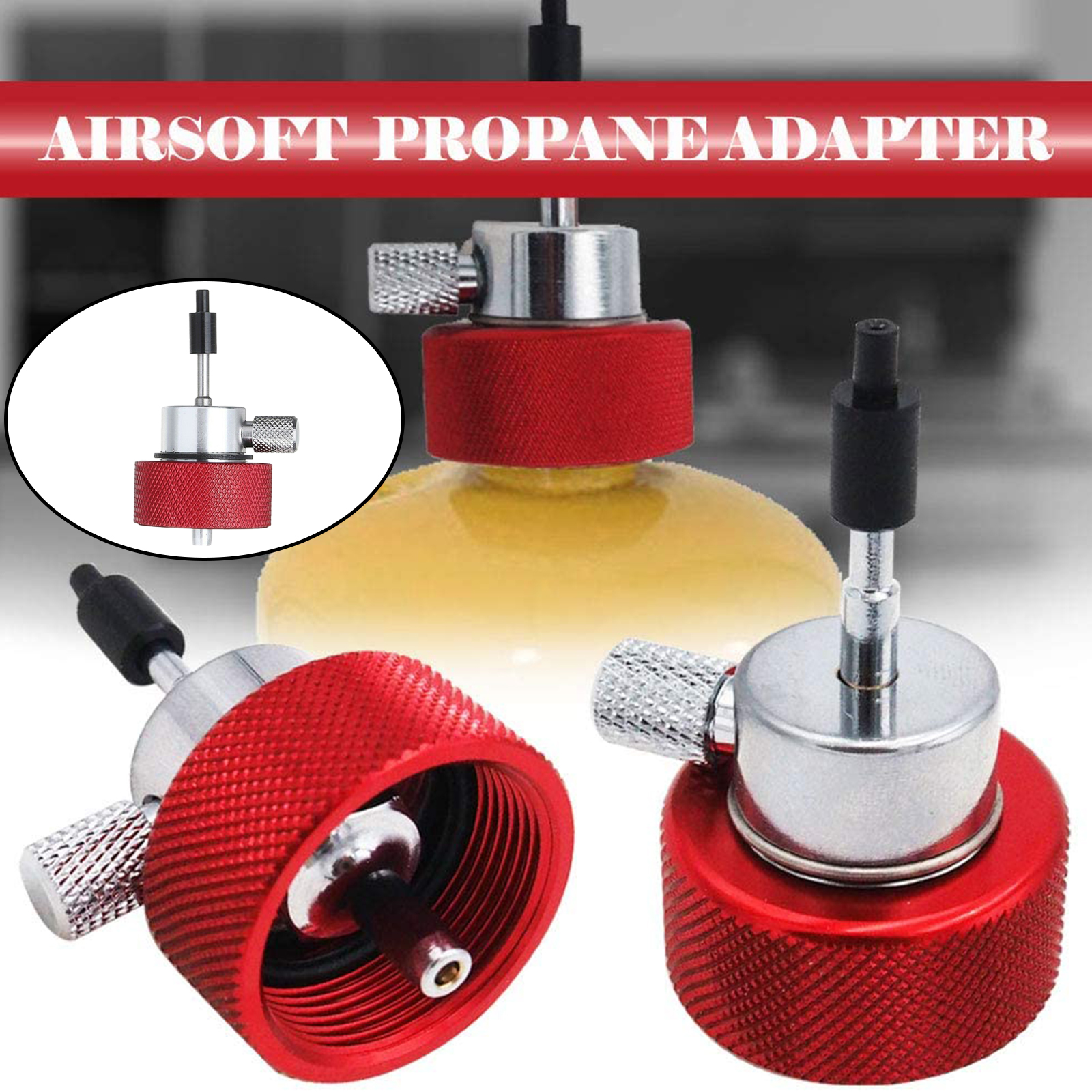 Propane refill adapter butane canister Outdoor camping stove accessories