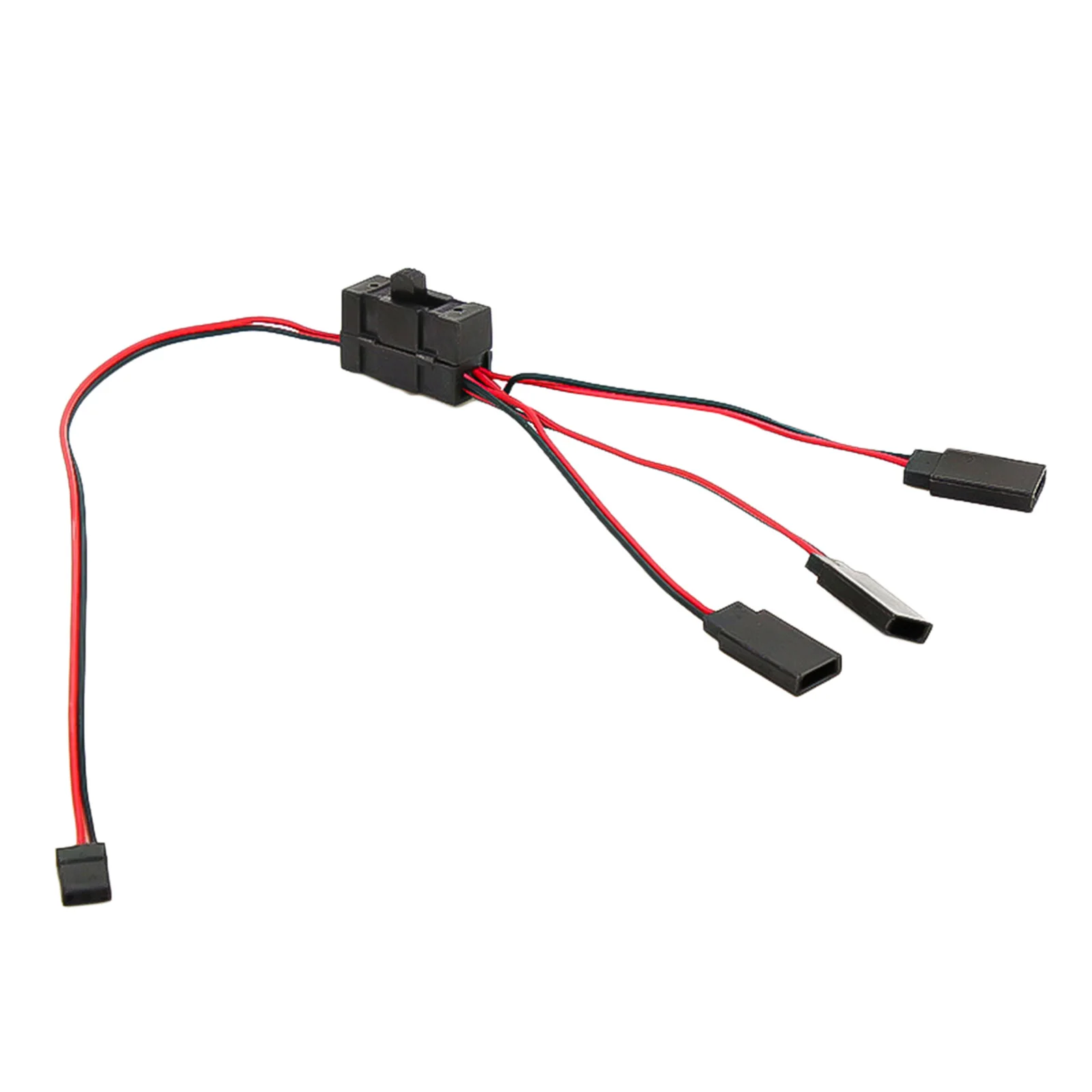 RC Servo Extension 1 to 3 Y Wire Cable LED Light Control Power Switch for JR Futaba RC Model