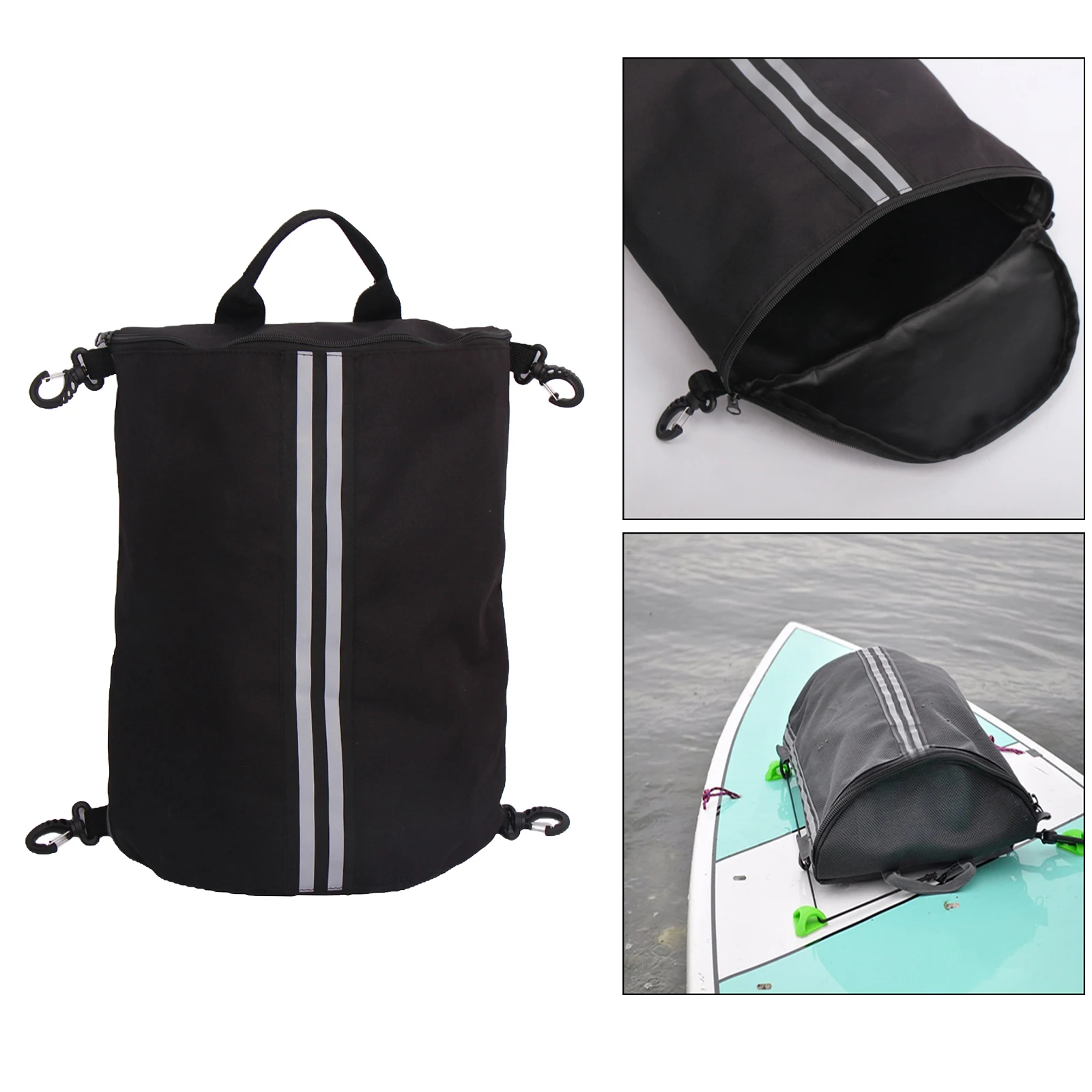 Portable Stand Up Paddle Deck Storage Bag for Inflatable Boat Rafting 