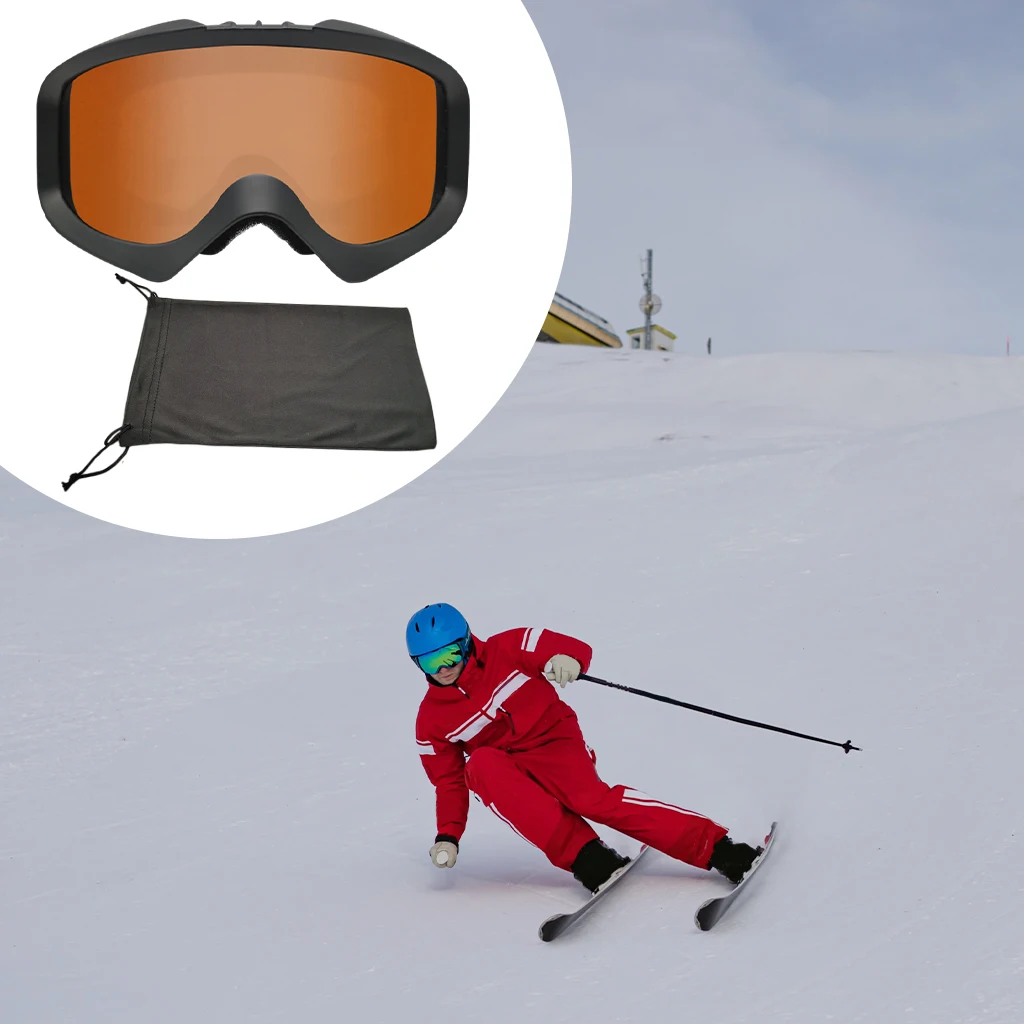 Double Layers Anti-Fog Ski Goggles Men Women Sports Ski Glasses Snowmobile Skiing Mask Snow Snowboarding Anti-Fog Ski Goggles