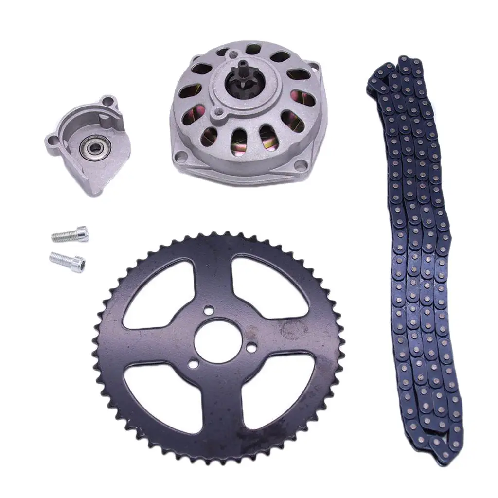 Motorcycle Sprocket Set, Spare Parts, 54T 26mm Sprocket And T8F Chain with 6