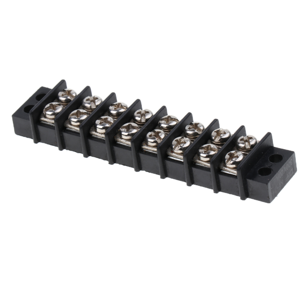 8 Ways 22-12AWG 16P 30A 8 Positions Terl Power Terminal Strip Blocks Bus Bar