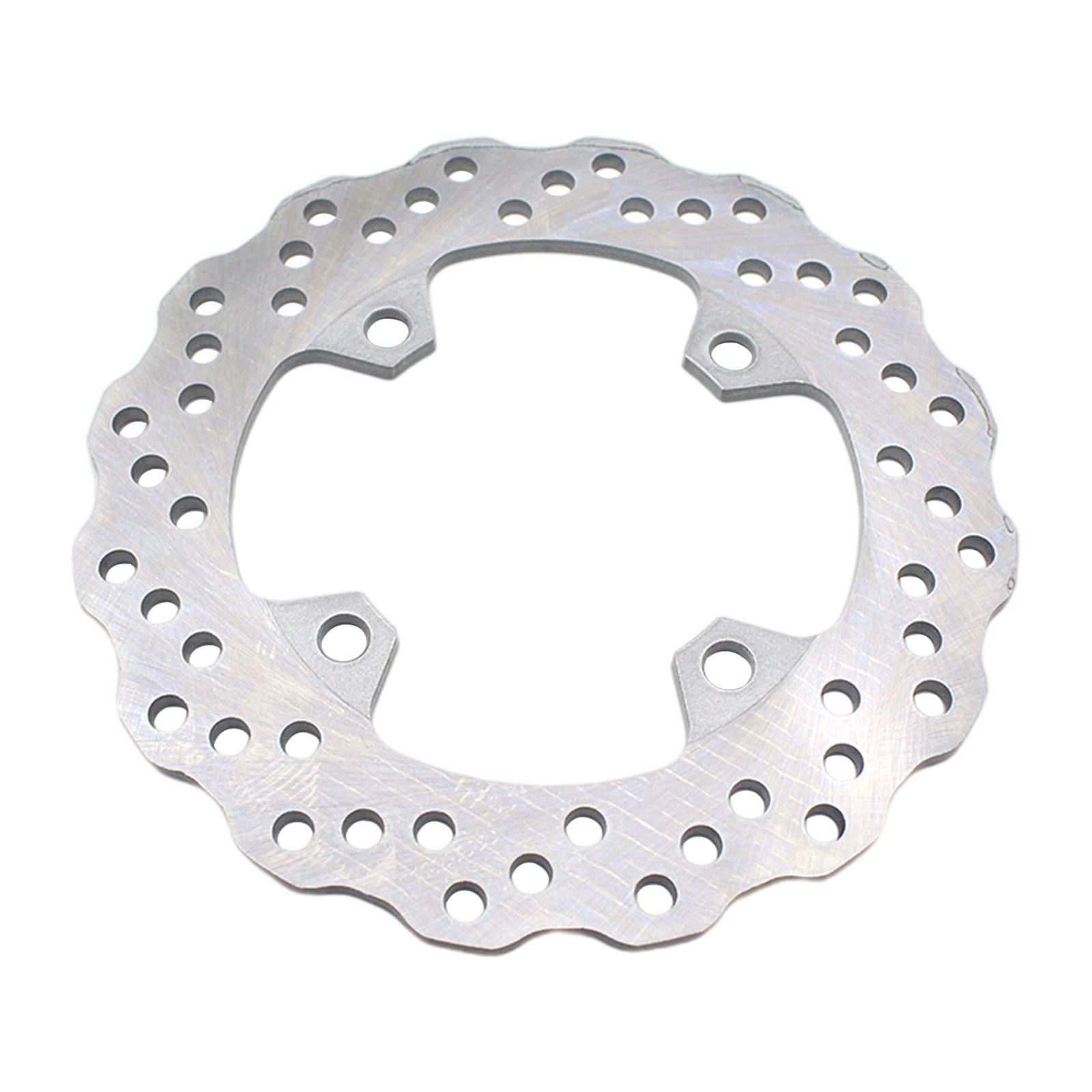 Rear Brake Disc Rotor Silver Motorcycle Replacement 220mm Accessories Steel for Kawasaki ER6F Z750 ZX6R ZX636 ER-6F ER-6N ER6N