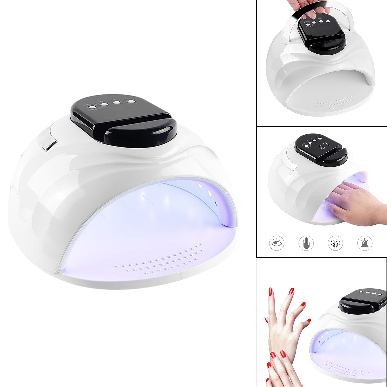 Nail Polish Dryer Nail Art Lamp Gel Acrylic Curing Light 10S/30S/60S for Home Salon Manicure Pedicure Automatic Sensor
