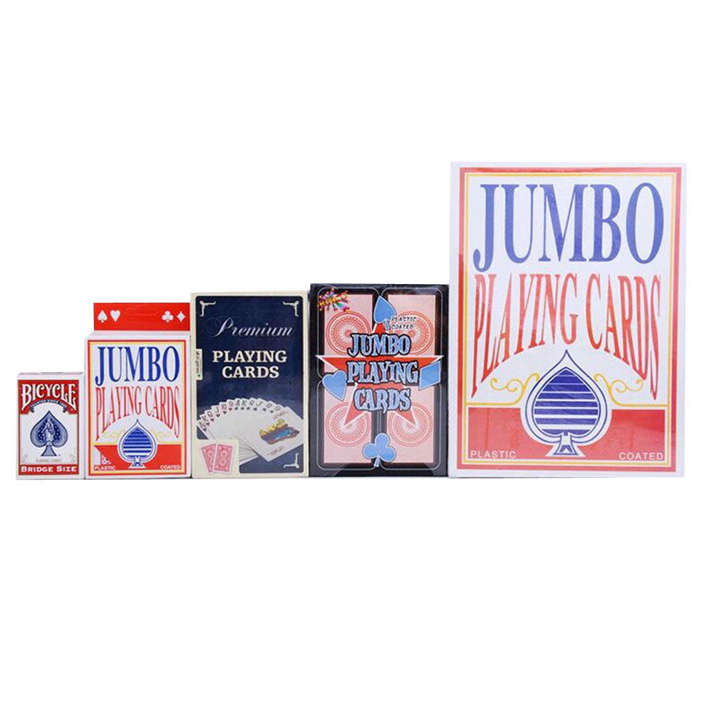 Deck Of Giant Jumbo Playing Cards Poker Outdoor Garden Party BBQ Game 17cm