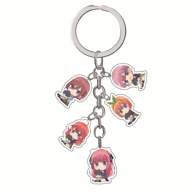 The Quintessential outlet Quintuplets keychains