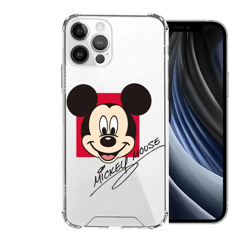 Чехол для телефона в стиле аниме disney для iphone 11 pro max, чехлы 12 8 7  6 s XR PLUS X XS SE 2020, прозрачный мини-Чехол | AliExpress