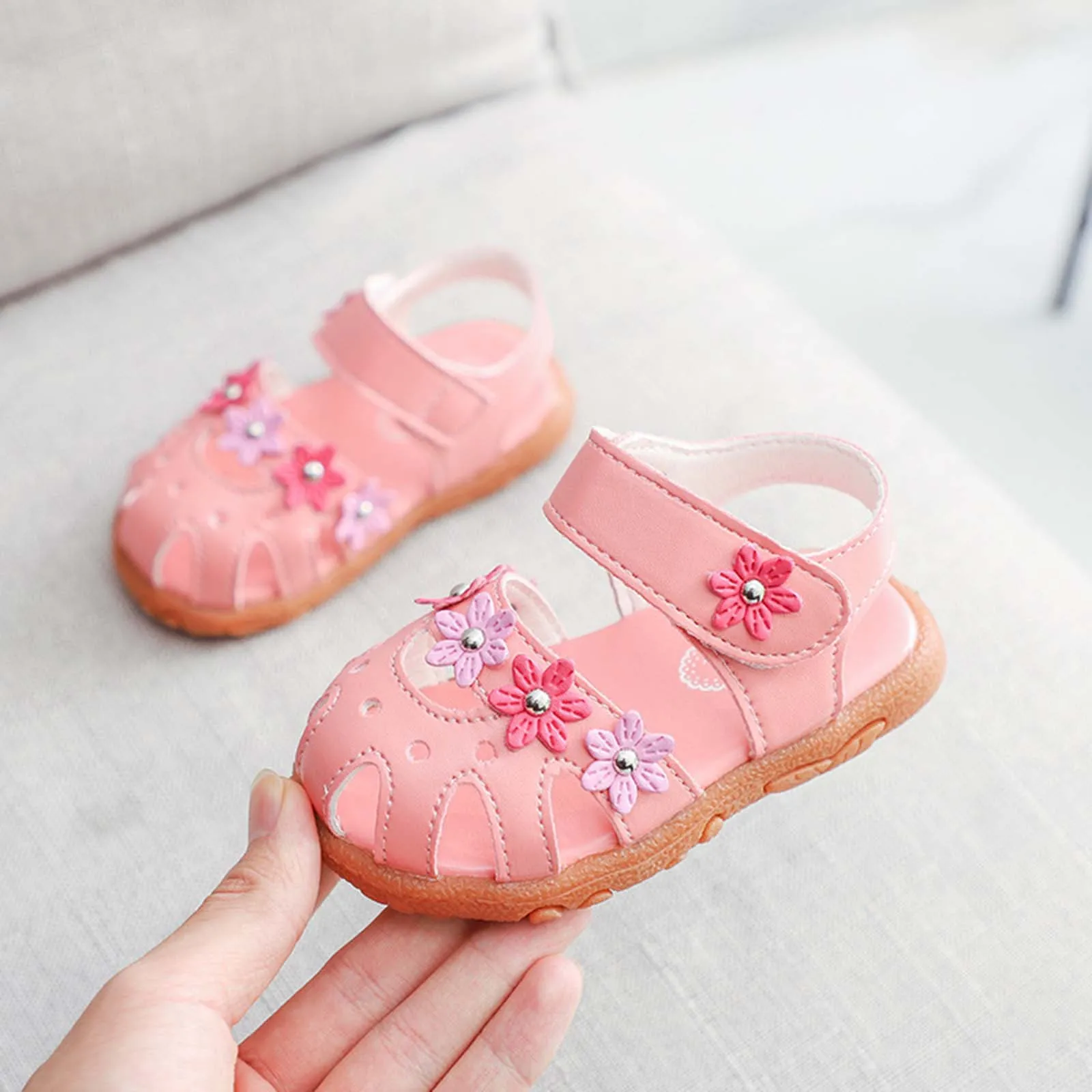 child shoes girl Kid Shoes Baby Girl Sandals 0-8T Infant Toddler Baby Kids Girls Flower Single Princess Party Shoes Sandals sandales Сандалии extra wide fit children's shoes