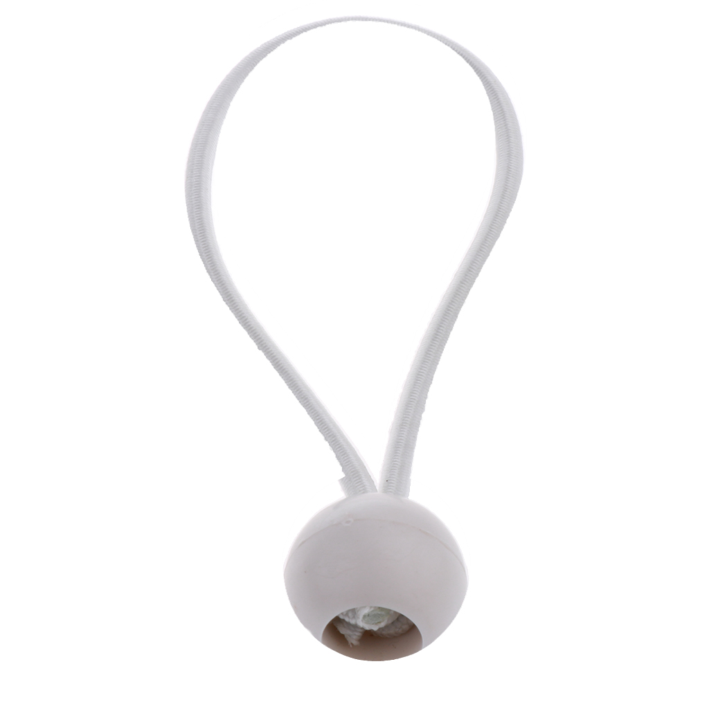 10pcs Bungee Stretch Cords with Balls for Canopy, Tarp, Tent, Wire Racks, and