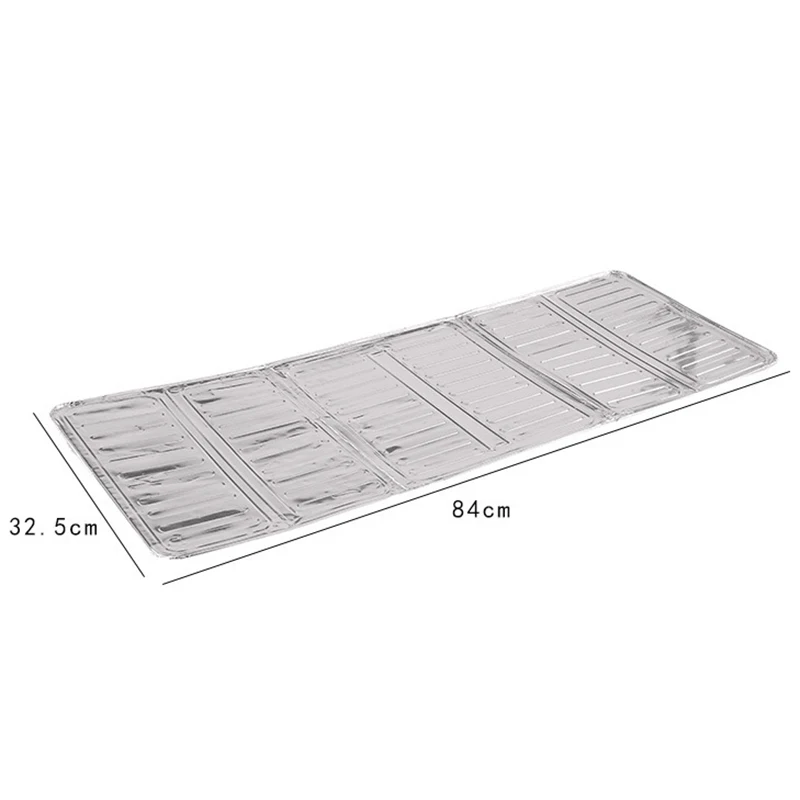 Kitchen Splash Proof Baffle Foldable Oil Splash Screen Cover Shield Guard Aluminium Foil Plate for Gas Stove CLH@8