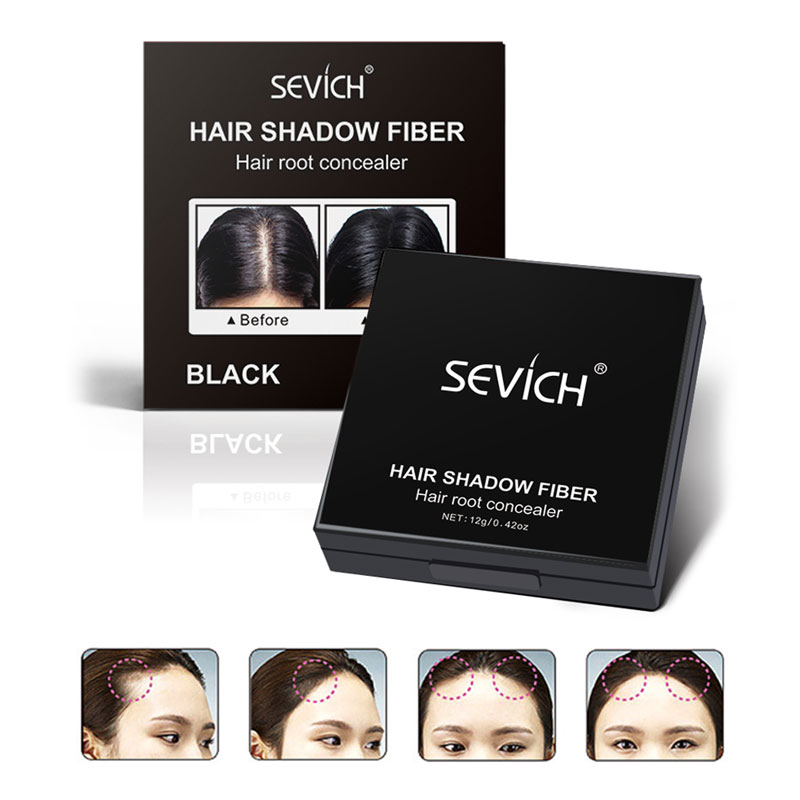 Best of Sevich Hair Shadow Powder Waterproof Hairline Powder White Grey Hair Root Cover Up 3 Colors 12g Hair Concealer With Puff Reviews & Tips