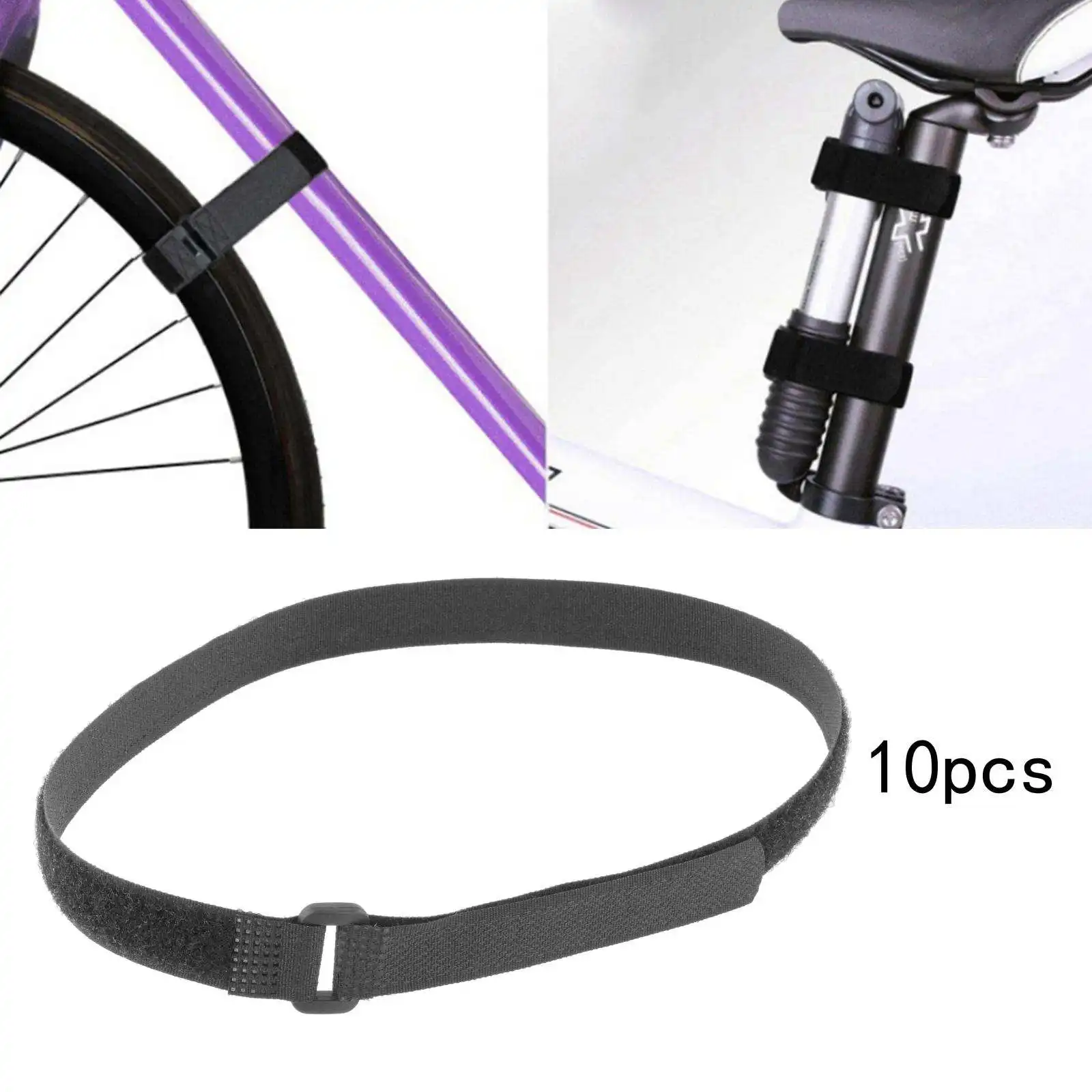 10x Bike Wheel Stabilizer Straps Cargo Bicycle Rack Nylon Tie Down Belts