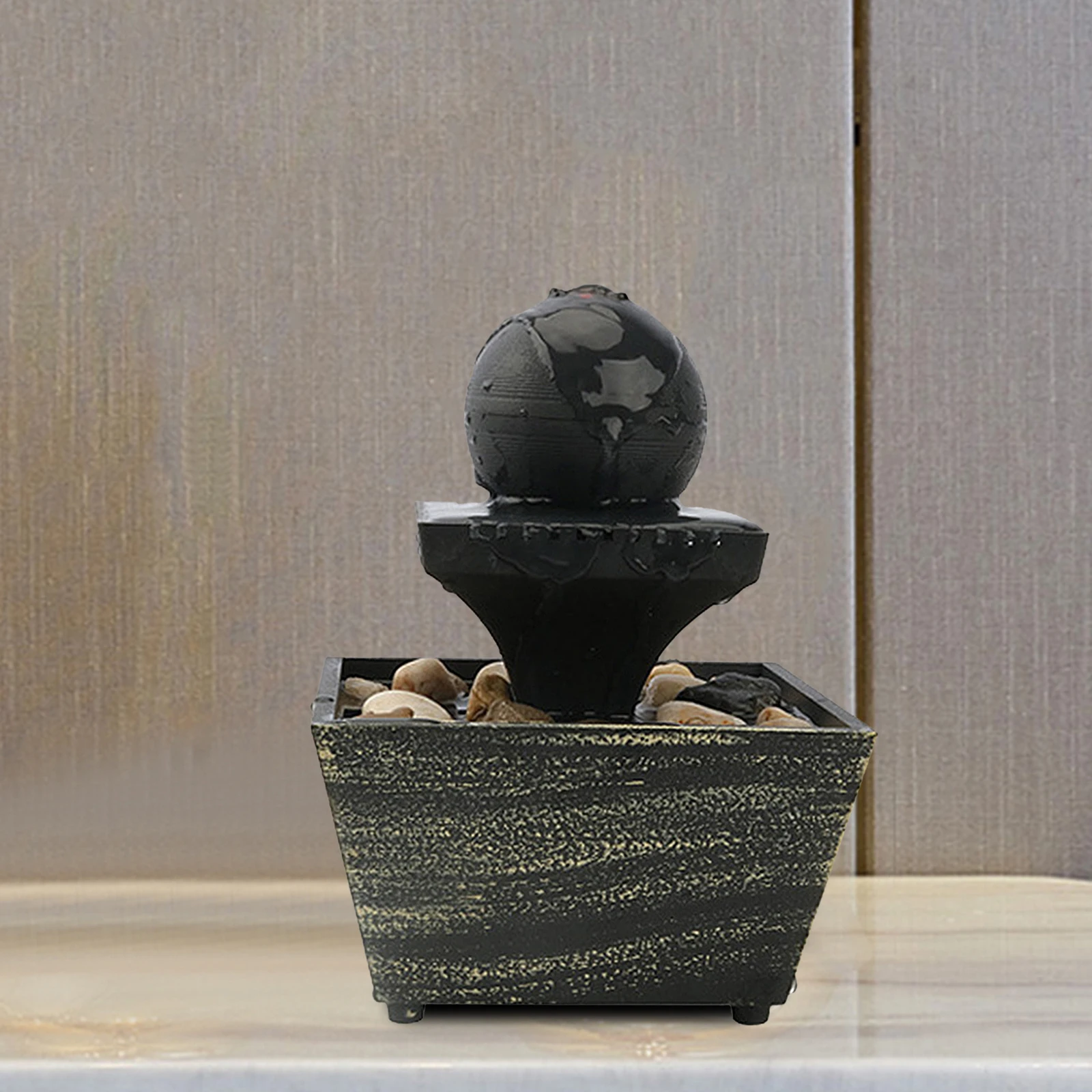 Feng Shui Tabletop Water Fountain Decor Home Decor Gifts for Friends Family